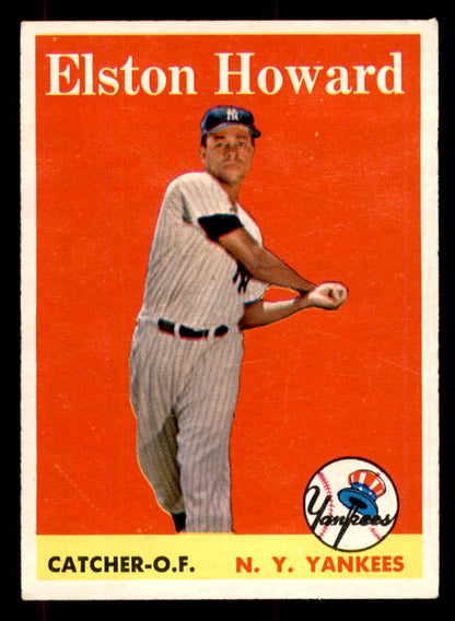 1958 Topps Baseball #275 Elston Howard Yankees EX+/EX-MT 552098