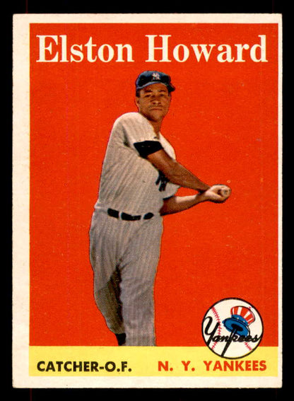 1958 Topps Baseball #275 Elston Howard Yankees EX-MT 552099