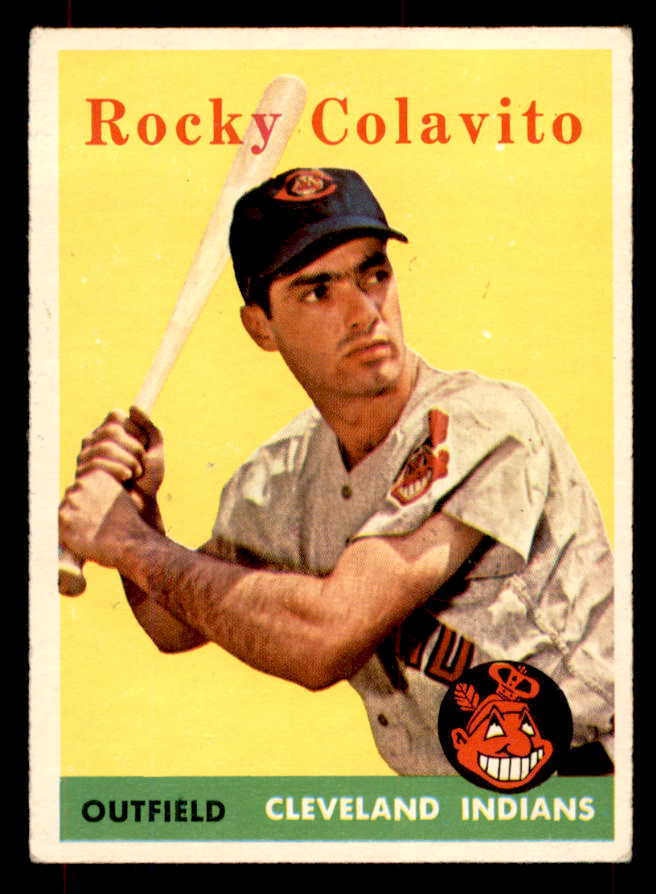 1958 Topps Baseball #368 Rocky Colavito Indians VG-EX 552102