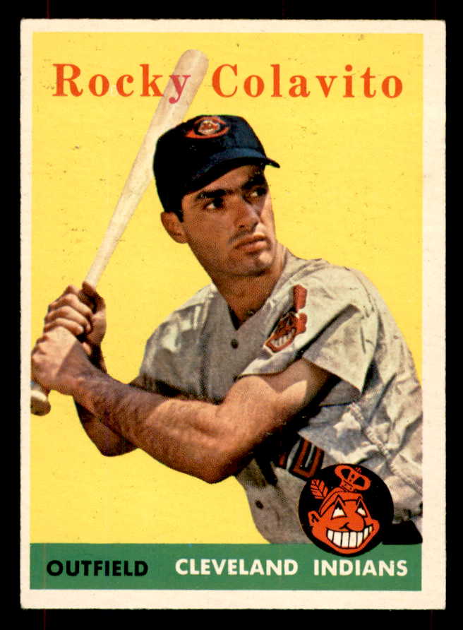 1958 Topps Baseball #368 Rocky Colavito Indians EX-MT 552103