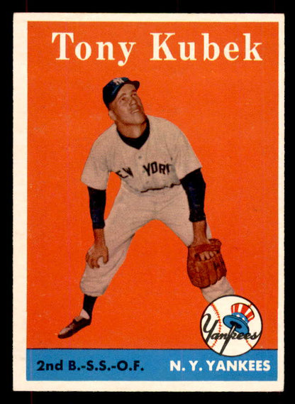 1958 Topps Baseball #393 Tony Kubek Yankees EX-MT 552113