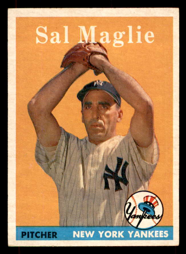 1958 Topps Baseball #043 Sal Maglie Yankees EX-MT 552115