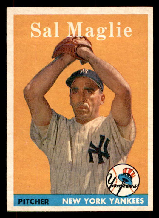 1958 Topps Baseball #043 Sal Maglie Yankees EX-MT 552115