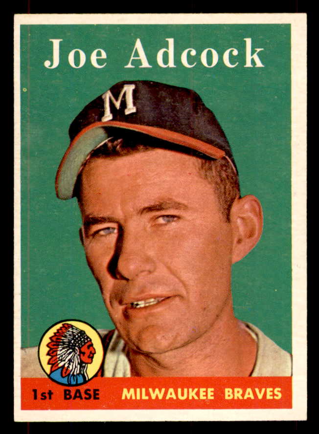 1958 Topps Baseball #325 Joe Adcock Braves EX-MT 552117