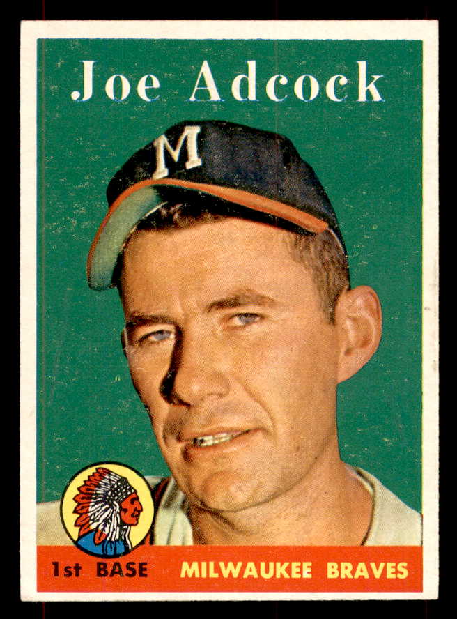 1958 Topps Baseball #325 Joe Adcock Braves EX-MT 552118