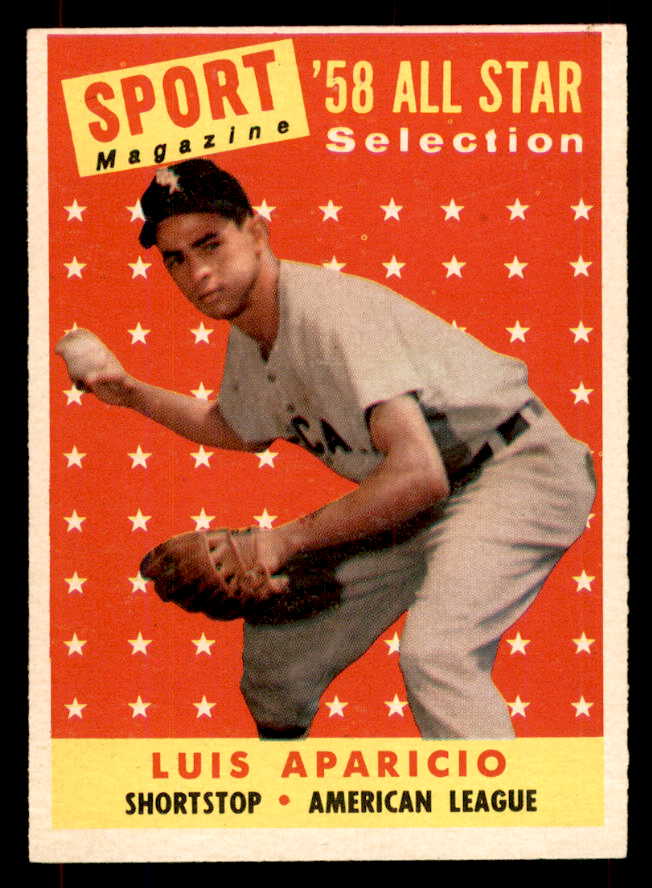 1958 Topps Baseball #483 Luis Aparicio A.S. White Sox EX-MT 552119
