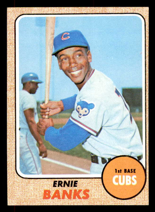 1968 Topps Baseball #355 Ernie Banks Cubs EX-MT 552156