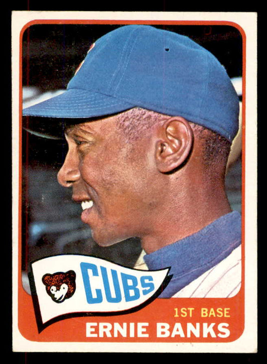 1965 Topps Baseball #510 Ernie Banks Cubs EX 552160