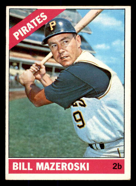 1966 Topps Baseball #210 Bill Mazeroski Pirates EX-MT 552180