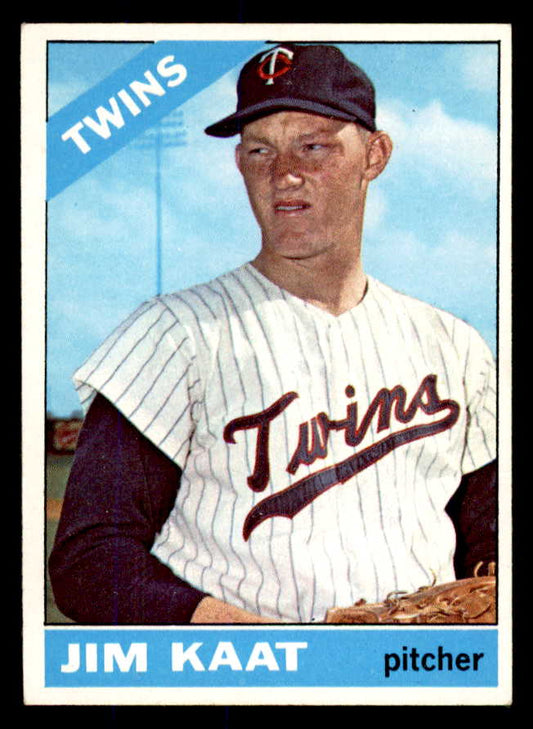 1966 Topps Baseball #445 Jim Kaat Twins EX-MT 552181