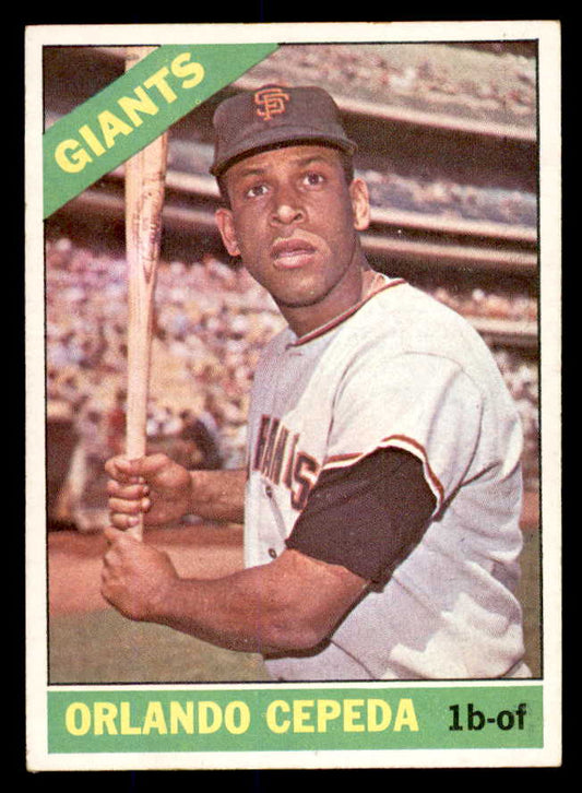 1966 Topps Baseball #132 Orlando Cepeda Giants EX-MT 552182