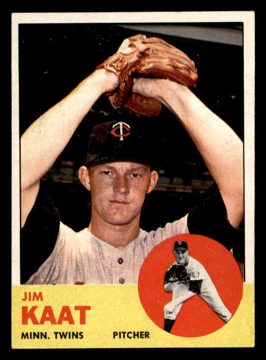1963 Topps Baseball #165 Jim Kaat Twins EX-MT 552191