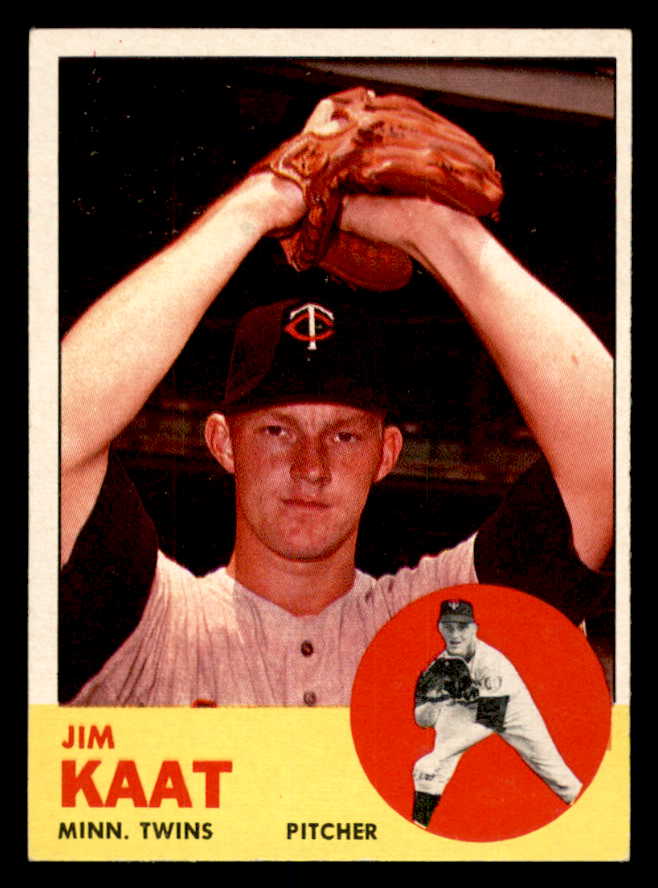 1963 Topps Baseball #165 Jim Kaat Twins EX-MT 552192