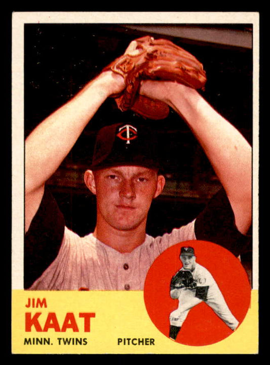 1963 Topps Baseball #165 Jim Kaat Twins EX-MT 552192