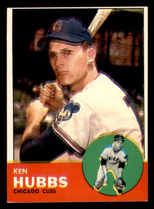1963 Topps Baseball #015 Ken Hubbs Cubs EX-MT 552196