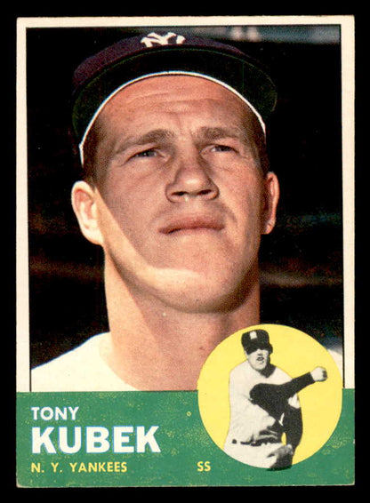 1963 Topps Baseball #020 Tony Kubek Yankees EX 552198