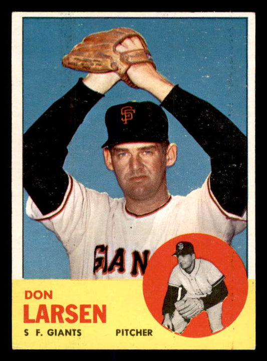 1963 Topps Baseball #163 Don Larsen Giants EX+/EX-MT 552202