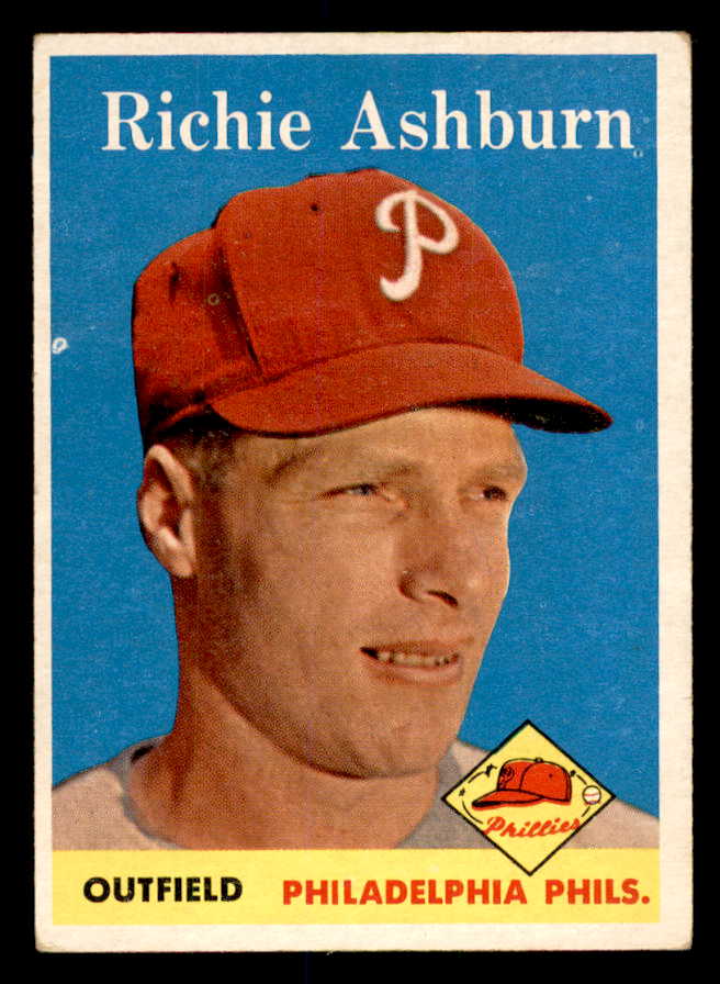 1958 Topps Baseball #230 Richie Ashburn Phillies VG-EX 552207