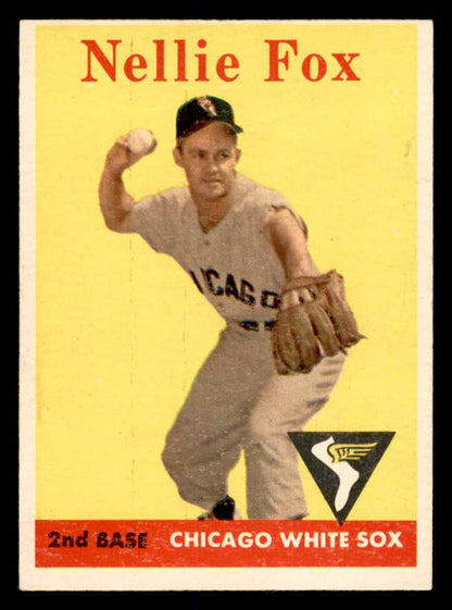 1958 Topps Baseball #400 Nellie Fox White Sox VG 552209