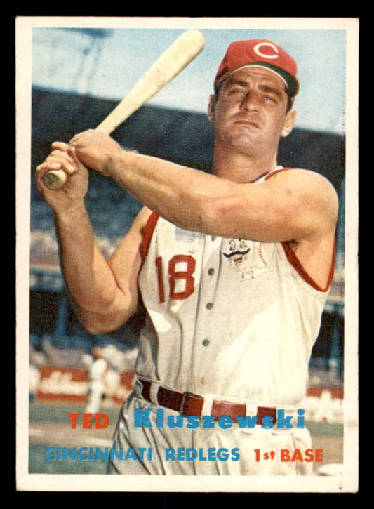 1957 Topps Baseball #165 Ted Kluszewski Reds EX-MT 552210