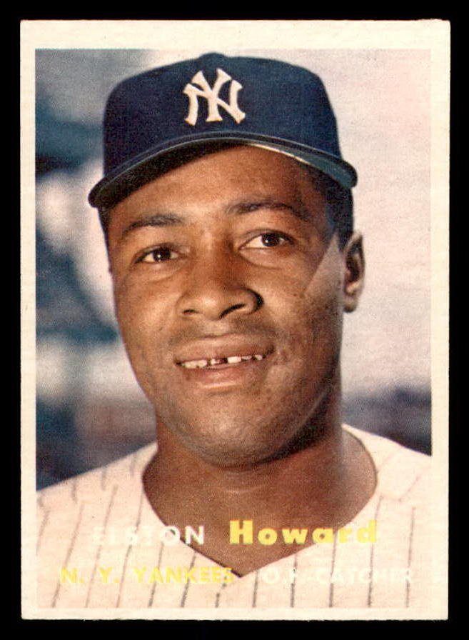 1957 Topps Baseball #082 Elston Howard Yankees EX-MT 552215