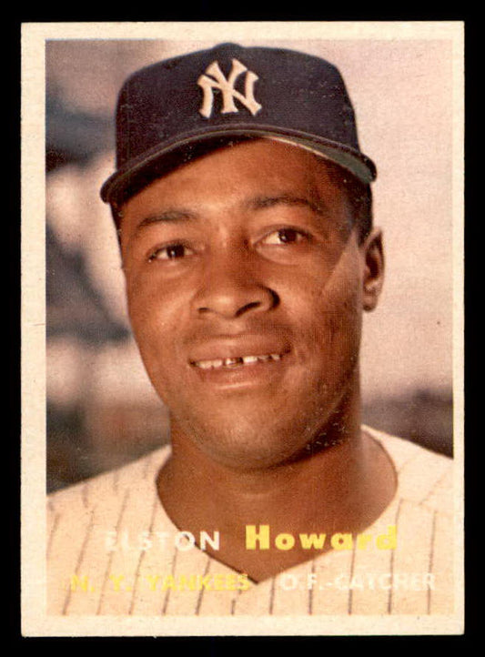 1957 Topps Baseball #082 Elston Howard Yankees EX-MT 552216