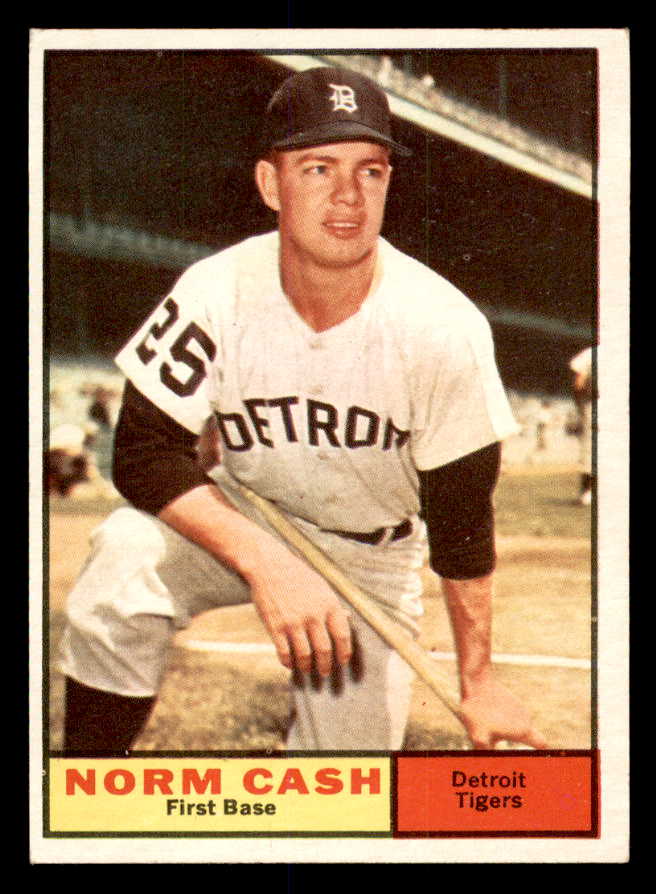 1961 Topps Baseball #095 Norm Cash Tigers EX-MT 552242