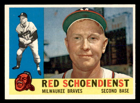 1960 Topps Baseball #335 Red Schoendienst Braves EX-MT 552246