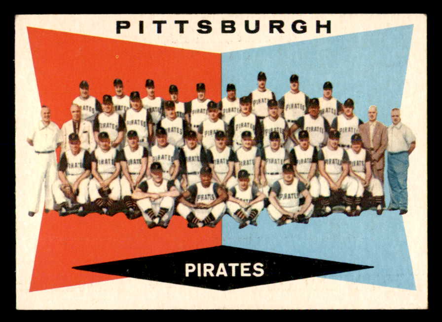 1960 Topps Baseball #484 Pittsburgh Pirates Team VG-EX 552252