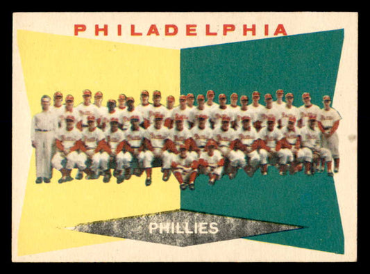 1960 Topps Baseball #302 Philadelphia Phillies Team EX-MT 552253