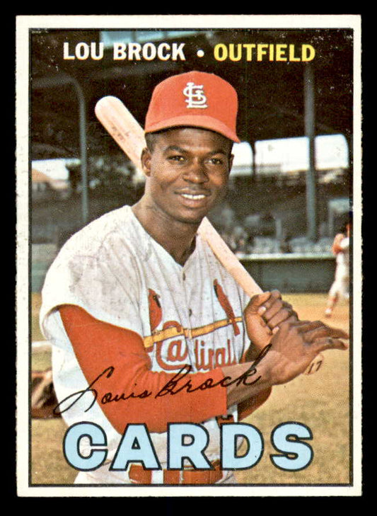 1967 Topps Baseball #285 Lou Brock Cardinals NR-MT 552270