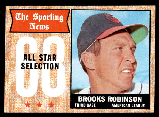 1968 Topps Baseball #365 Brooks Robinson A.S. Orioles EX-MT 552273