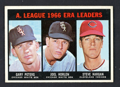1967 Topps Baseball #233 A.L. ERA Leaders Gary Peters EX-MT 552282