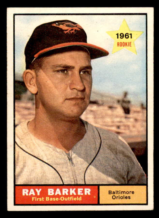 1961 Topps Baseball #428 Ray Barker Orioles EX-MT 552292