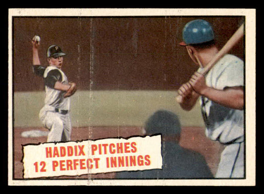 1961 Topps Baseball #410 Harvey Haddix IA Pirates NR-MT 552293
