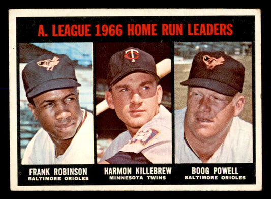 1967 Topps Baseball #243 A.L. Home Run Leaders Robinson EX-MT 552303