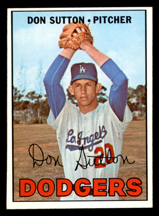 1967 Topps Baseball #445 Don Sutton Dodgers EX-MT 552315
