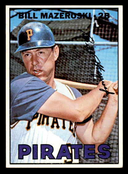 1967 Topps Baseball #510 Bill Mazeroski Pirates EX-MT 552316