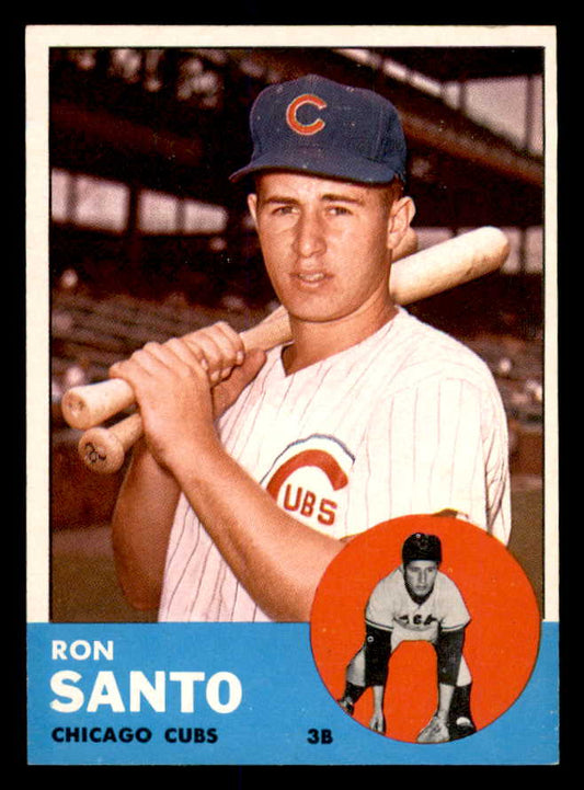 1963 Topps Baseball #252 Ron Santo Cubs NR-MT 552334