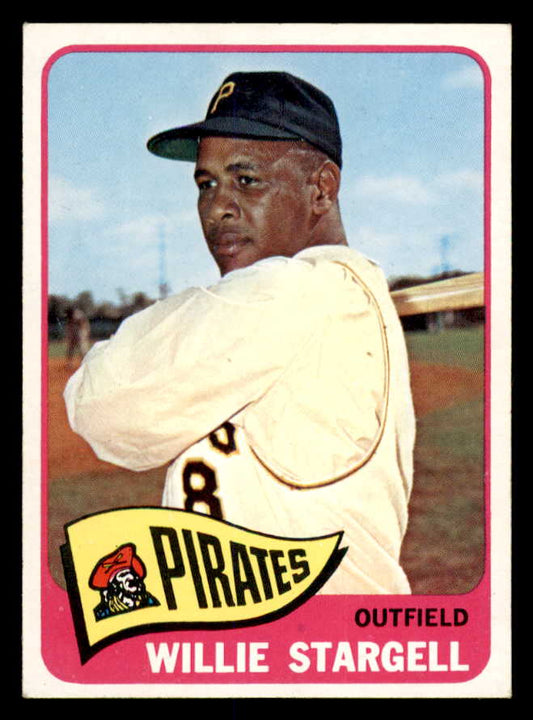 1965 Topps Baseball #377 Willie Stargell Pirates EX-MT 552342