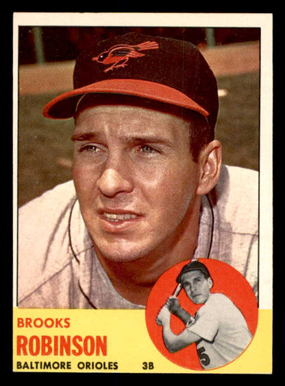 1963 Topps Baseball #345 Brooks Robinson Orioles EX-MT 552349