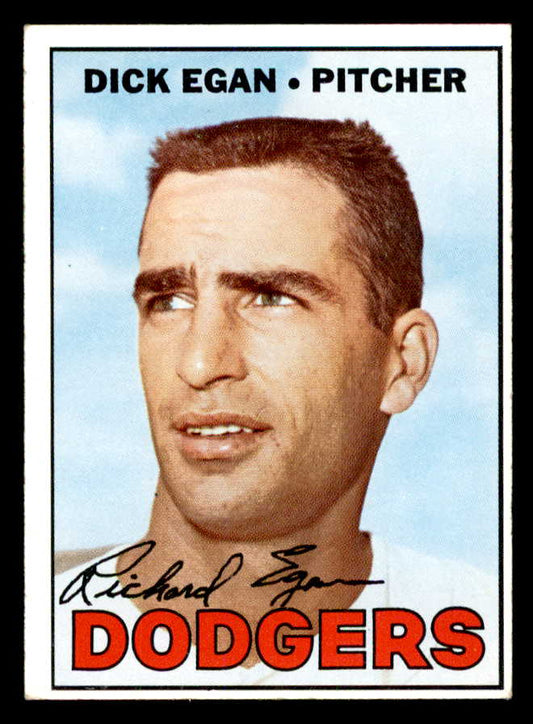 1967 Topps Baseball #539 Dick Egan Dodgers EX-MT 552368