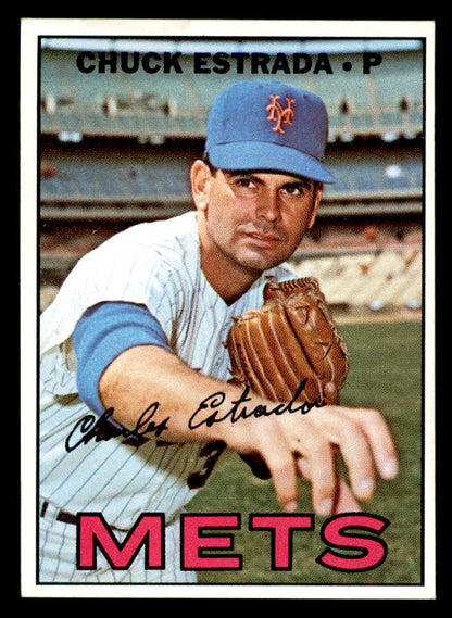 1967 Topps Baseball #537 Chuck Estrada Mets EX-MT 552370