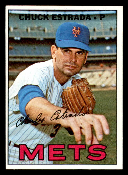 1967 Topps Baseball #537 Chuck Estrada Mets NR-MT 552371