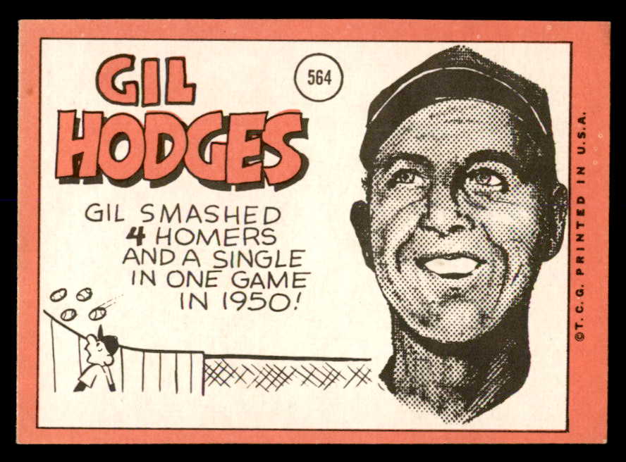1969 Topps Baseball #564 Gil Hodges Mets EX-MT 552378