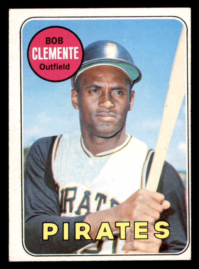 1969 Topps Baseball #050 Roberto Clemente Pirates EX 552384