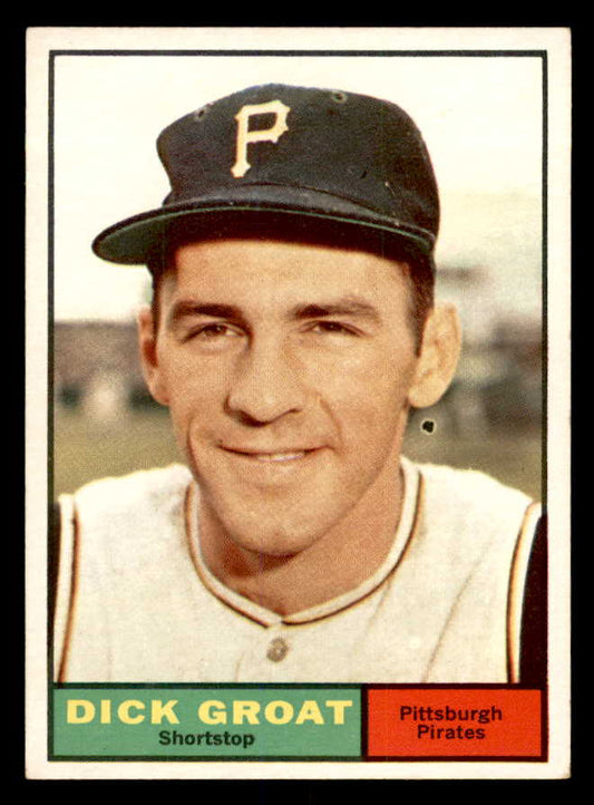 1961 Topps Baseball #001 Dick Groat Pirates EX-MT 552388