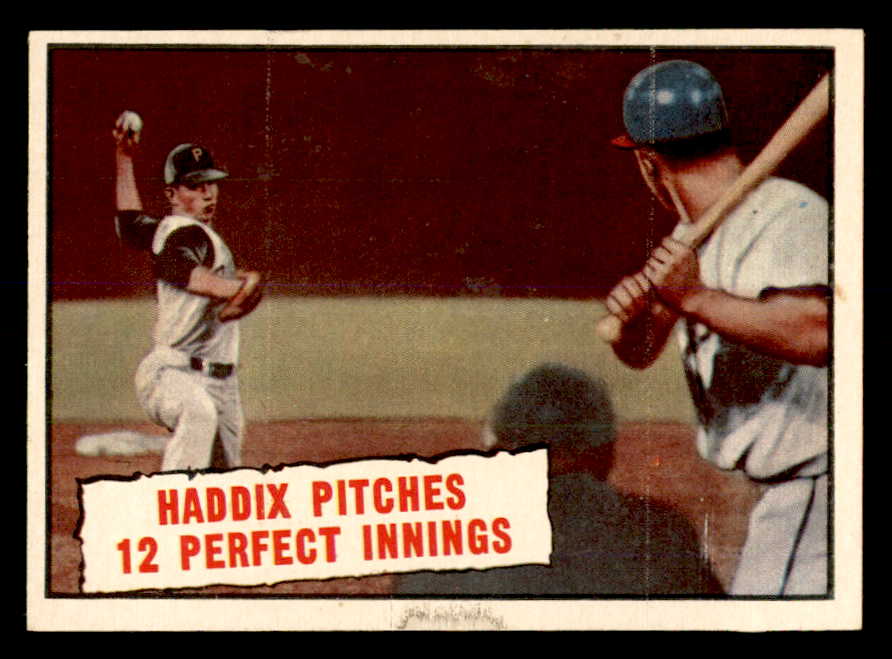 1961 Topps Baseball #410 Harvey Haddix IA Pirates EX-MT 552389