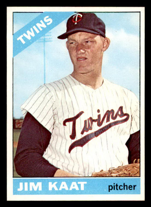 1966 Topps Baseball #445 Jim Kaat Twins NR-MT 552395