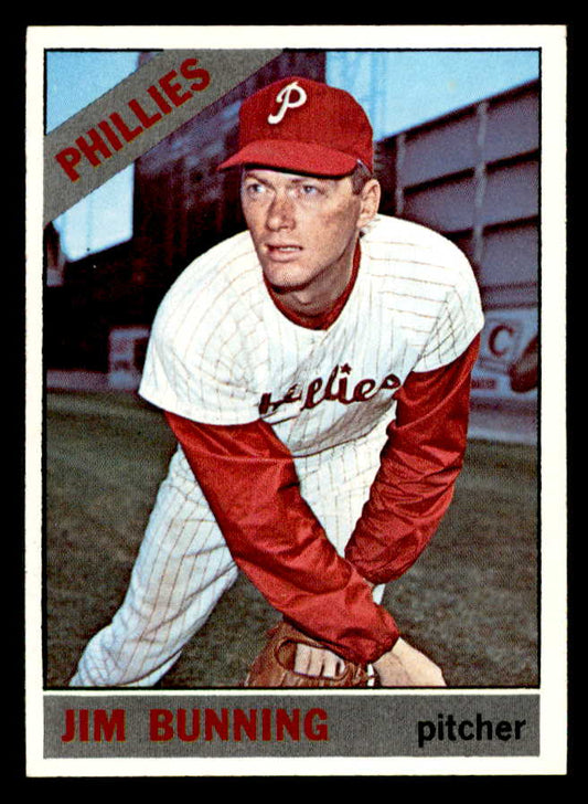 1966 Topps Baseball #435 Jim Bunning Phillies NR-MT 552409